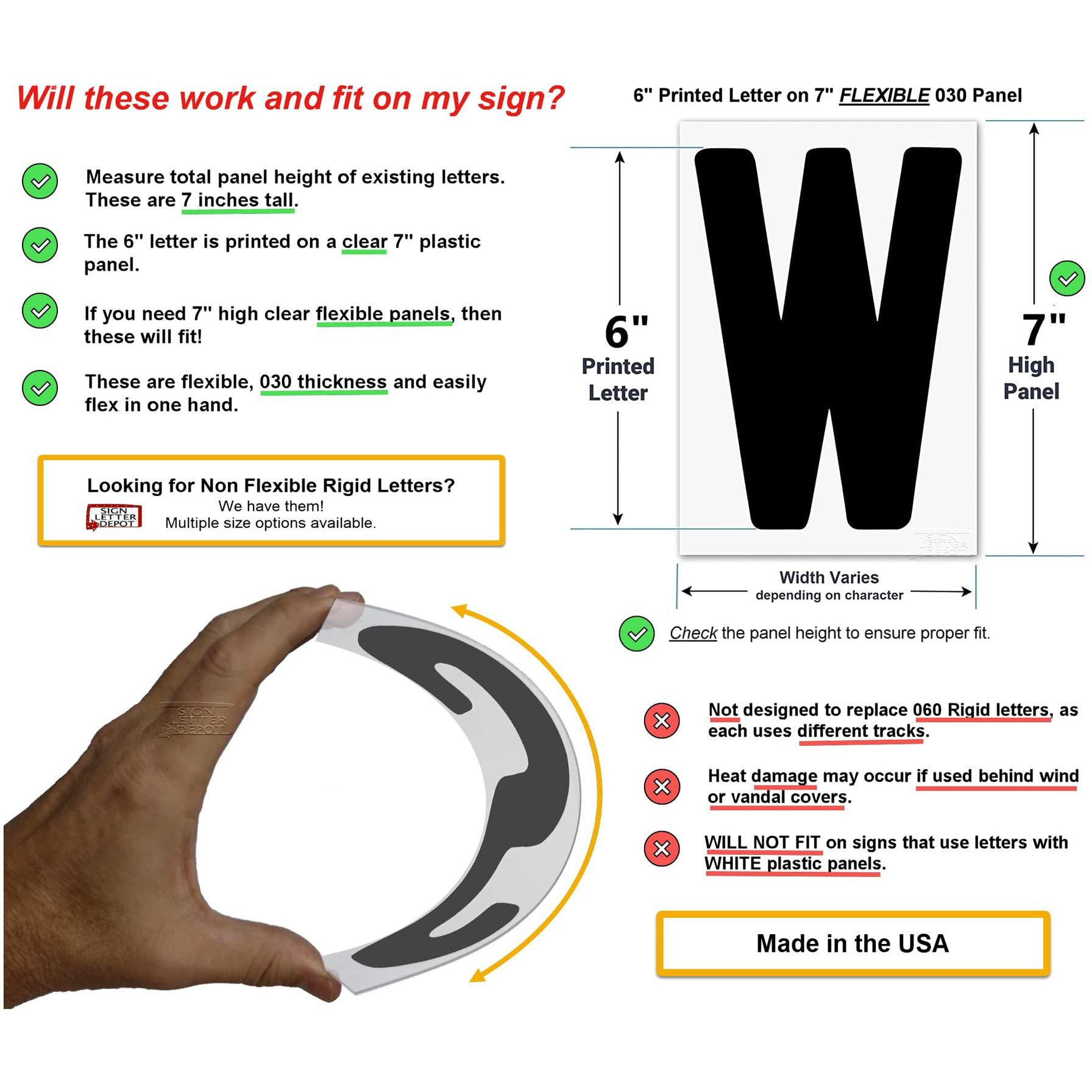 Changeable Outdoor Sign Letters 6  Portable Flex Letters 279 Count Helvetica Font 7  Panel