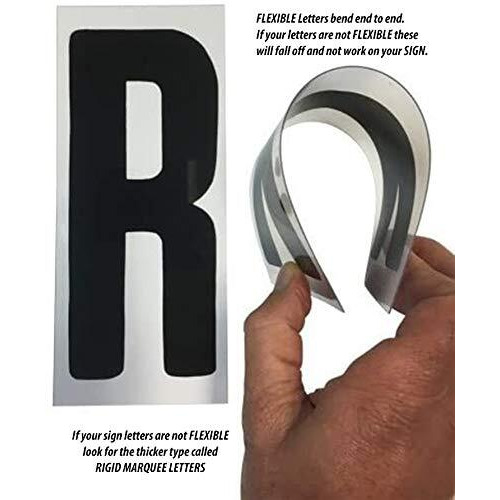 Changeable Outdoor Sign Letters 6  Portable Flex Letters 279 Count Helvetica Font 7  Panel