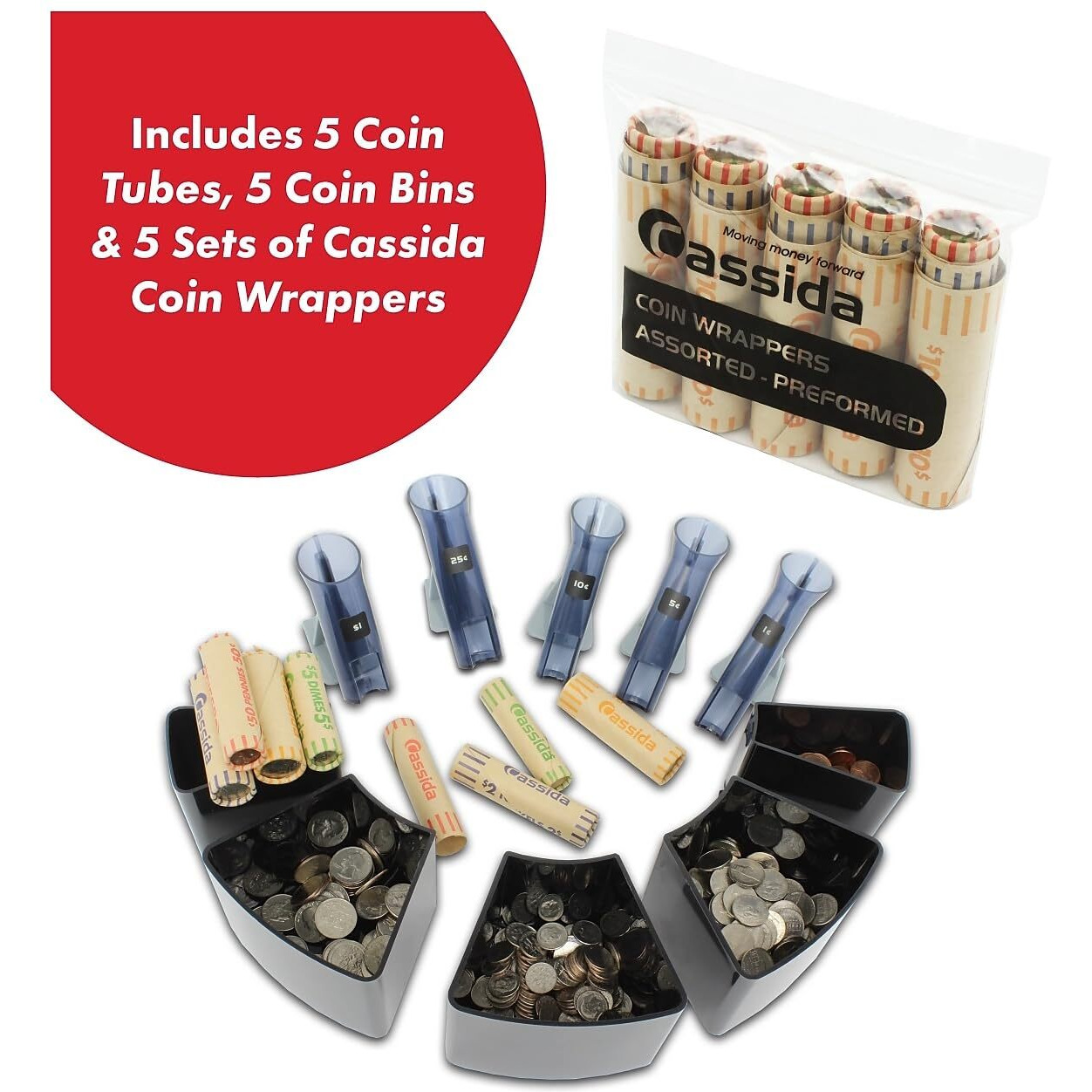 Cassida C200Cad Canadian Coin Counter/Sorter/Roller