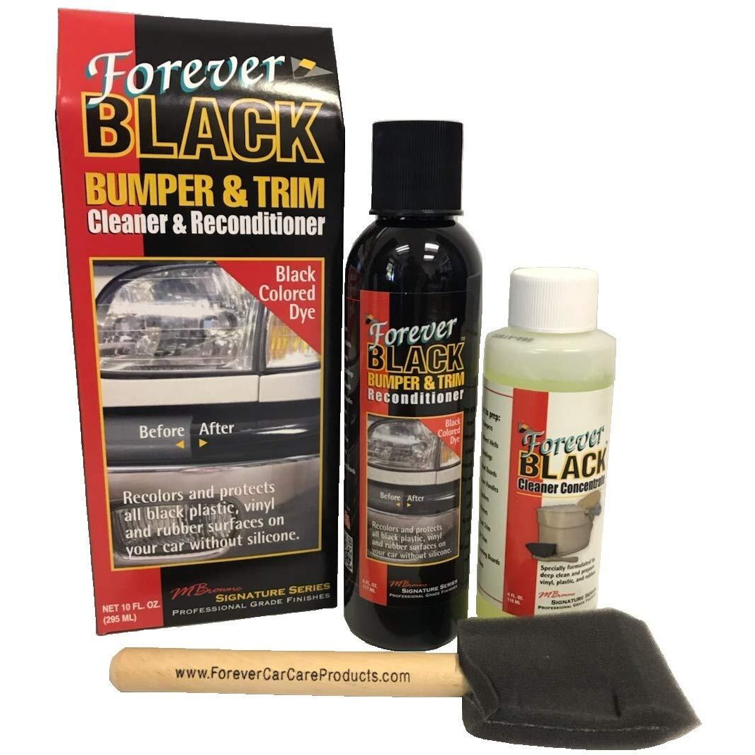 Forever Black Bumper & Trim Kit (New Improved Formula & Larger Size)