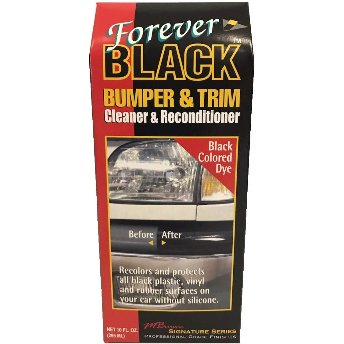 Forever Black Bumper & Trim Kit (New Improved Formula & Larger Size)