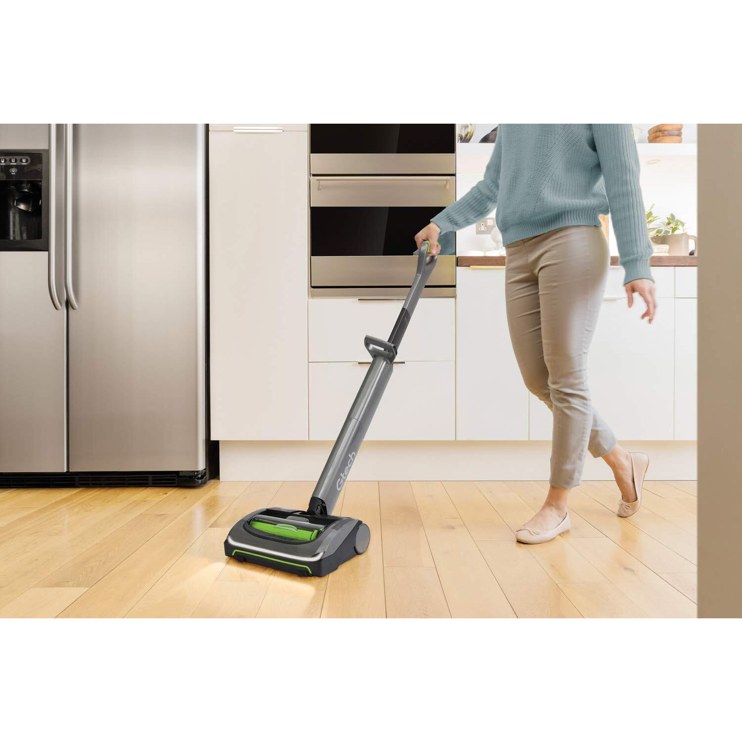 Gtech Airram Mk2 Cordless Vacuum Cleaner  0.8 L  22V  Grey/Green
