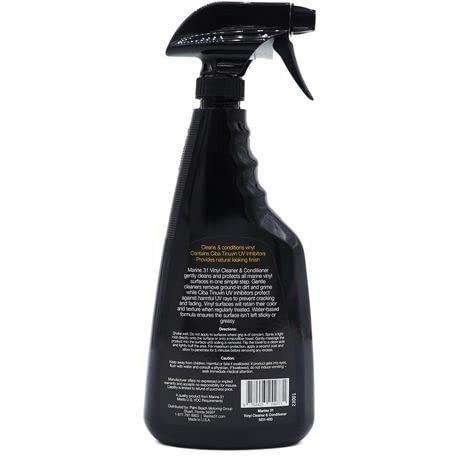 Marine 31 Vinyl Cleaner & Conditioner - 20Oz Spray Bottle - Marine & Boat  Home & Patio Furniture Vinyl Cleaner & Conditioner