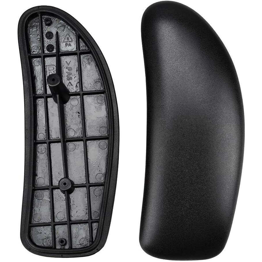 Vinyl Arm Pads Caps For Humanscale Freedom Office Chair  Only Available For Standard Arm (Height Adjustable)  Can Not Fit The Advanced Arm  Black  1 Pair.