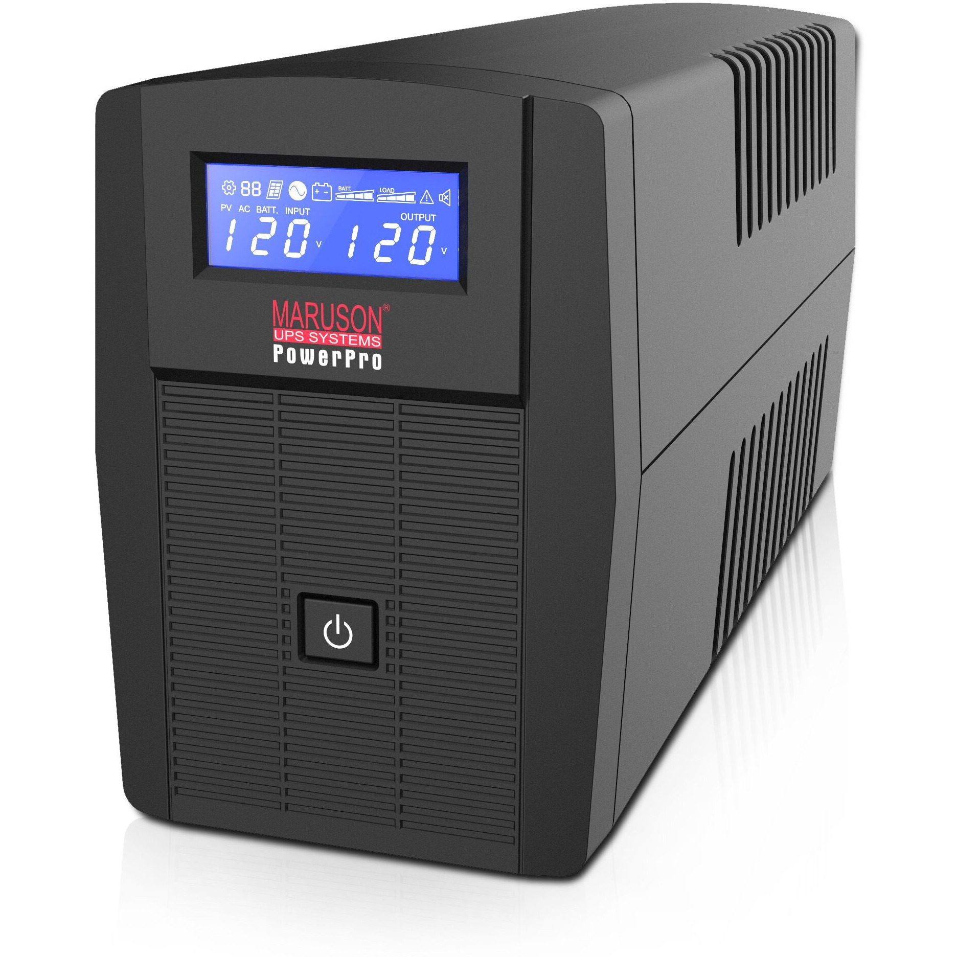 Maruson 2000Va Ups  Avr  735J Surge Protection  8 Outlets  Line Interactive Uninterruptible Power Supply Battery Backup System  Tuv Certified  2000Va/1200W  Pro-2000Lcd