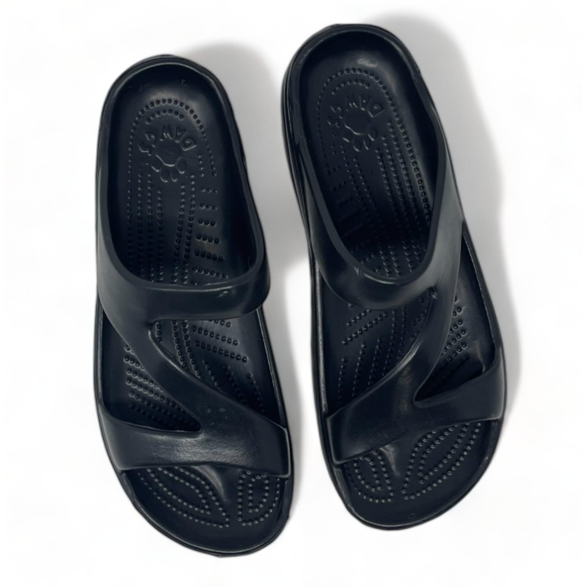 Dawgs Ladies Z Sandal Black 6 M Us