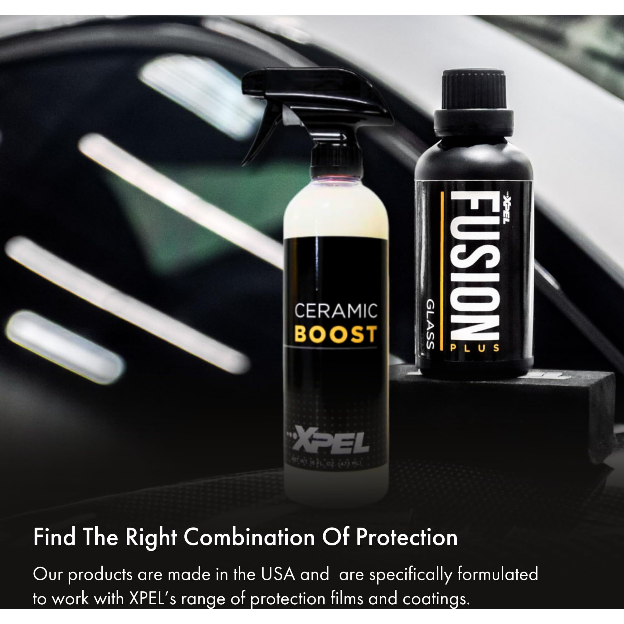 Xpel Ceramic Boost Spray Coating  16Oz - Silicon Dioxide Car Detailing Spray  Beads And Repels Water  Dust  Lint  And Protects Against Debris - Safe For Cars  Trucks  Motorcycles  Rv's & More