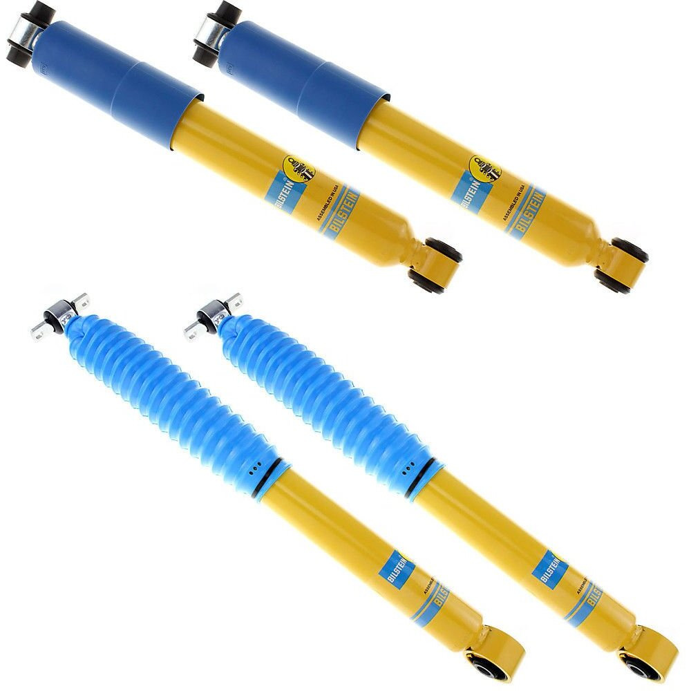 New Bilstein Front & Rear Shocks For 88-99 4Wd Chevy K1500 Trucks & Gmc K1500 Sierra Trucks  46Mm Gas Pressure Shock Absorbers  Trucks  Base Cheyenne Ls Scottsdale Silverado Sport Sl Sle Sls Slt Slx