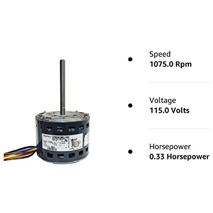 Carrier Blower Motor 5Kcp39Ggz183S 1/3 Hp  1075 Rpm  115V Genteq  3S044