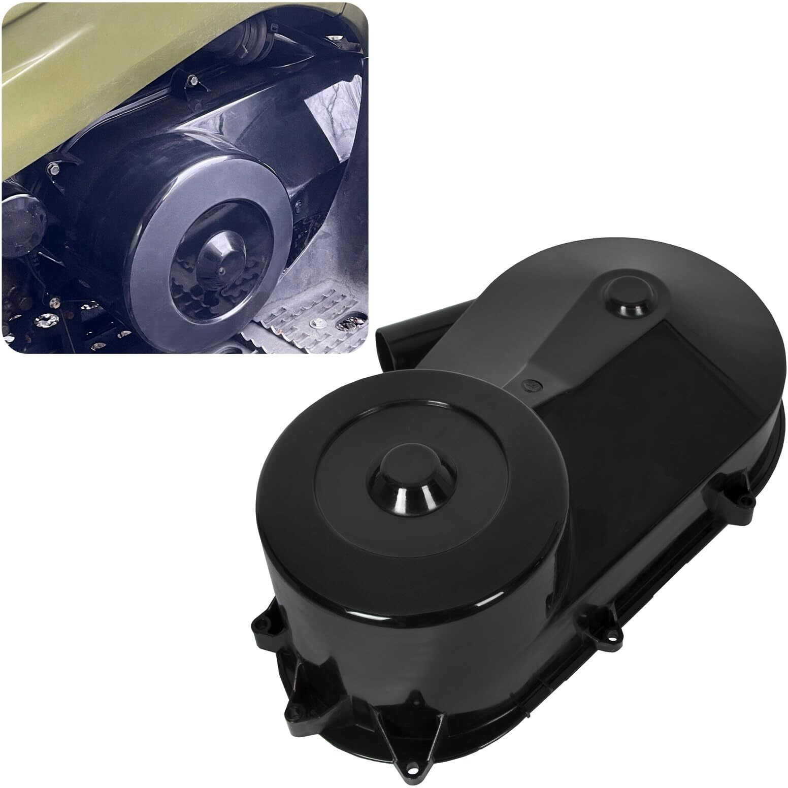 Hecasa Clutch Cover Compatible With 1994-2003 Polaris Sportsman Xplorer Trail-Blazer Scrambler Replace For 5433542