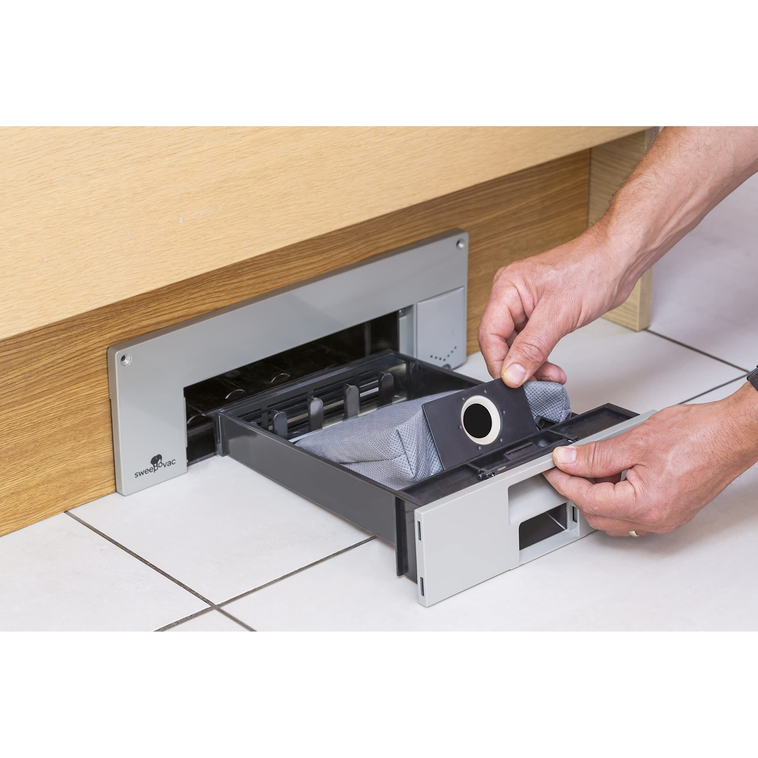 Sweepovac Big Kick Under-Counter Kitchen Vacuum  Silver