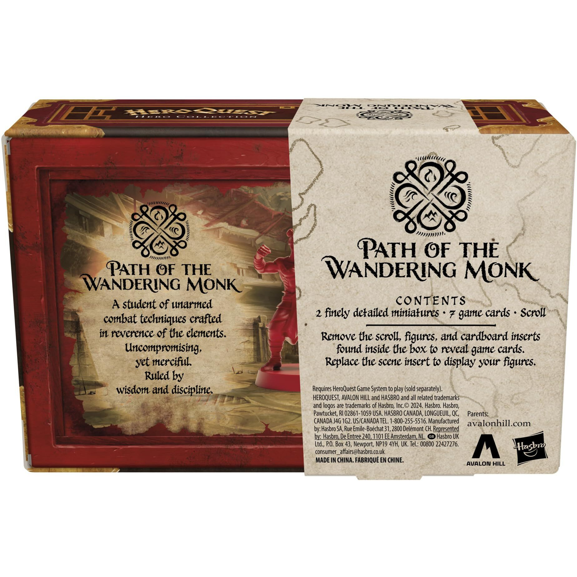 Heroquest Hero Collection Path Of The Wandering Monk Figures | Includes 2 Detailed Miniatures | Requires Heroquest Game System To Play | Ages 14 And Up