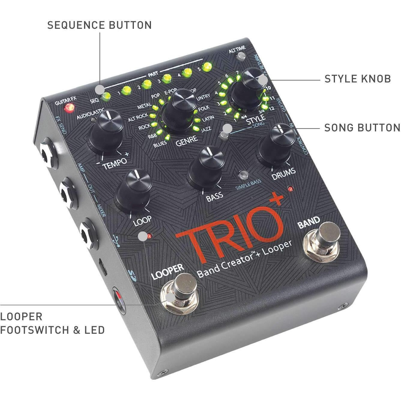 Digitech Trioplus Band Creator And Looper