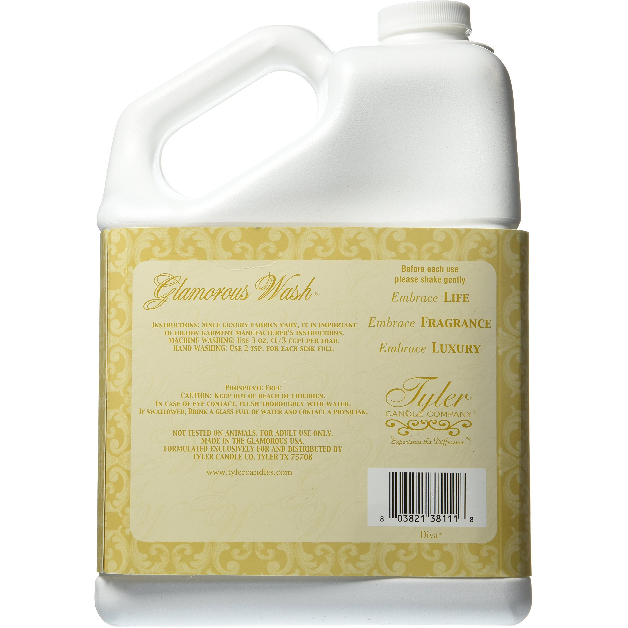 Tyler Gallon Glam Wash Laundry Detergent  Diva 128 Fl Oz (Pack Of 1)