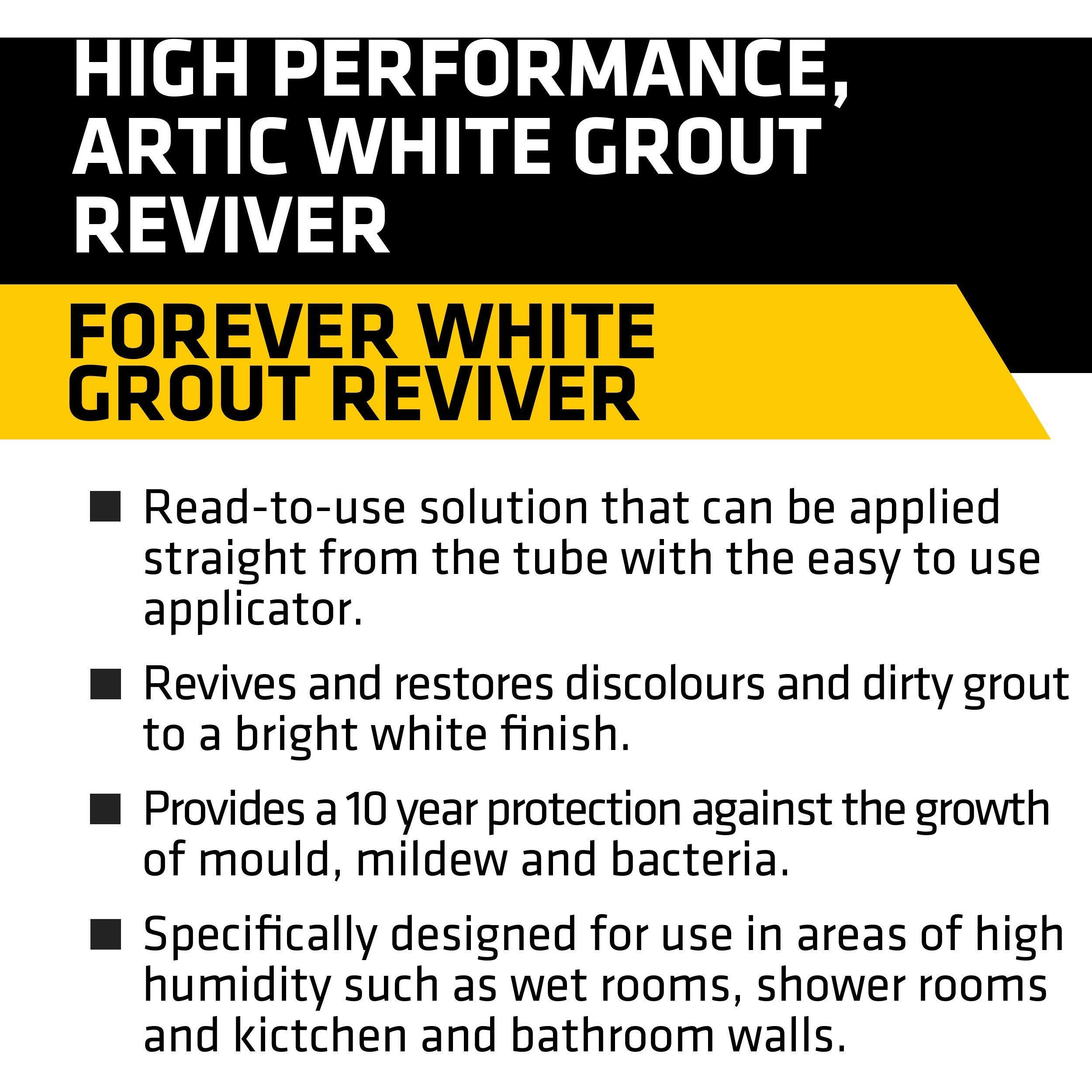 Everbuild Forever White Grout Reviver 200Ml Evbfwrevive