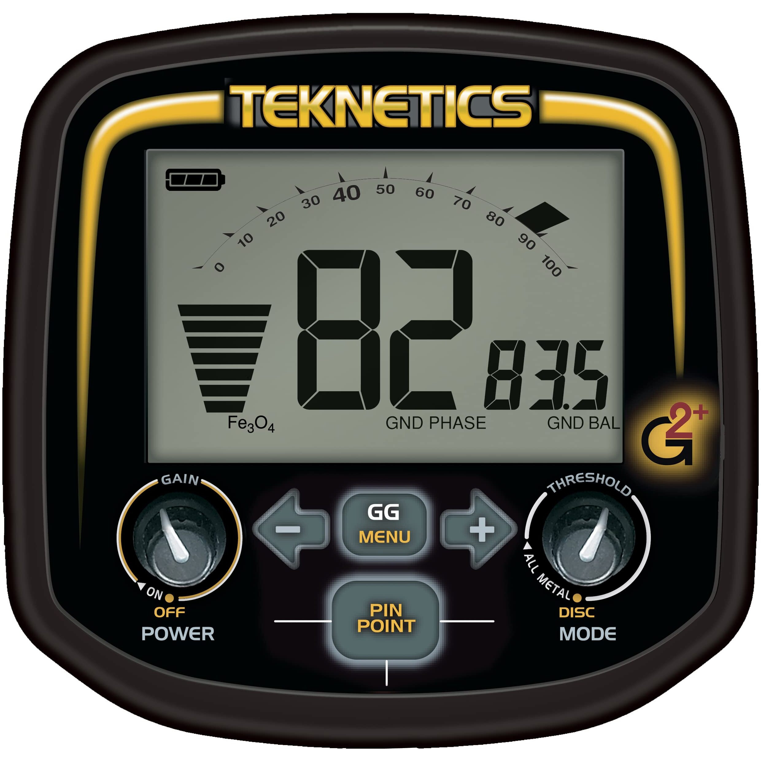 Teknetics G2+ With 11In. Dd  Black  Medium