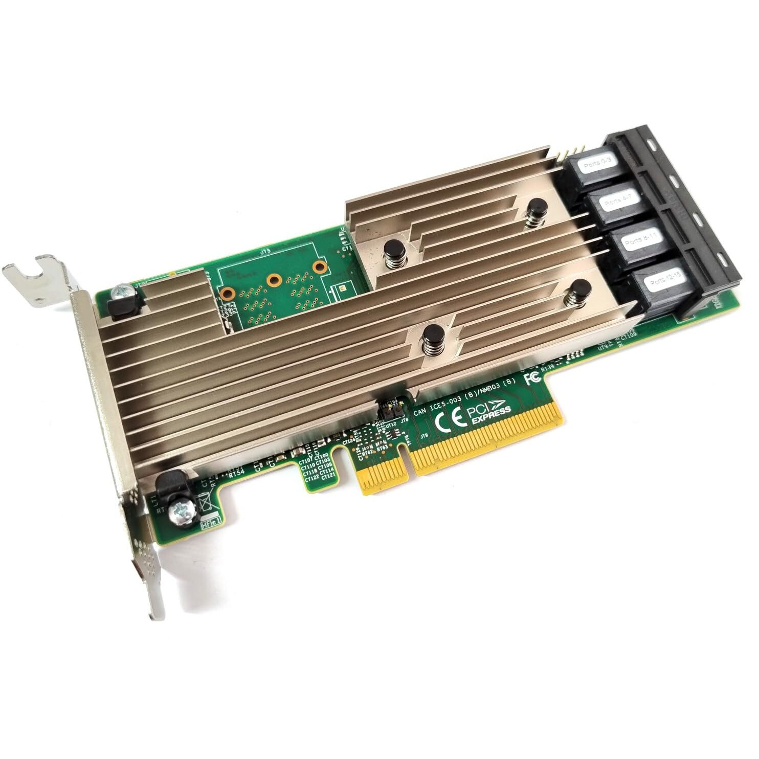 Lsi Logic 179356 Controller Card 05-25703-00 9305-16I 16-Port Sas 12Gb/S Pci-Express 3.0 Host Bus Adapter Single Pack