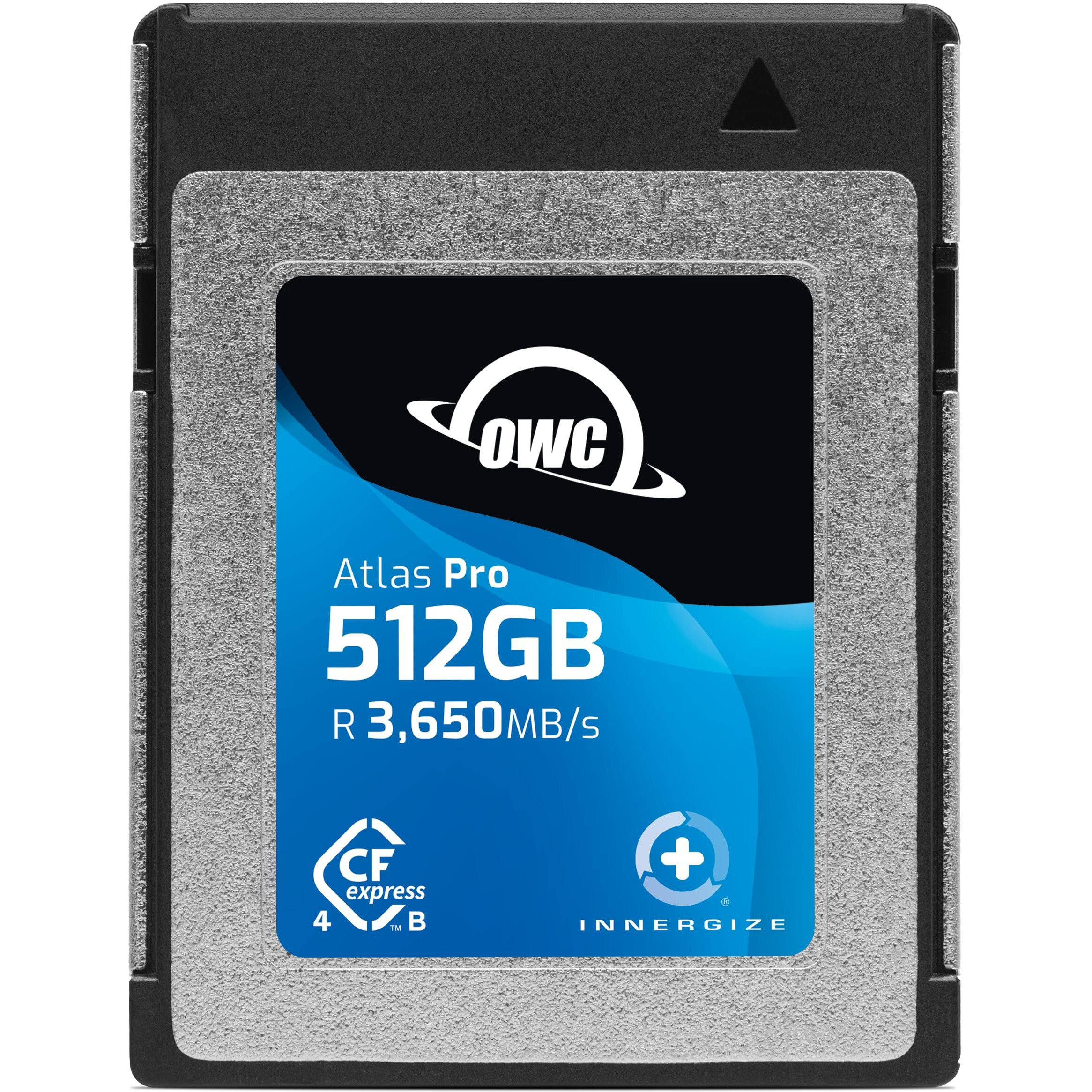 Owc 512Gb Atlas Pro High-Performance Cfexpress 4.0 Type B Memory Card  Professional Grade  Up To 3000Mb/S Write 3650Mb/S Read  Capture Up To 6K High Bitrate Video