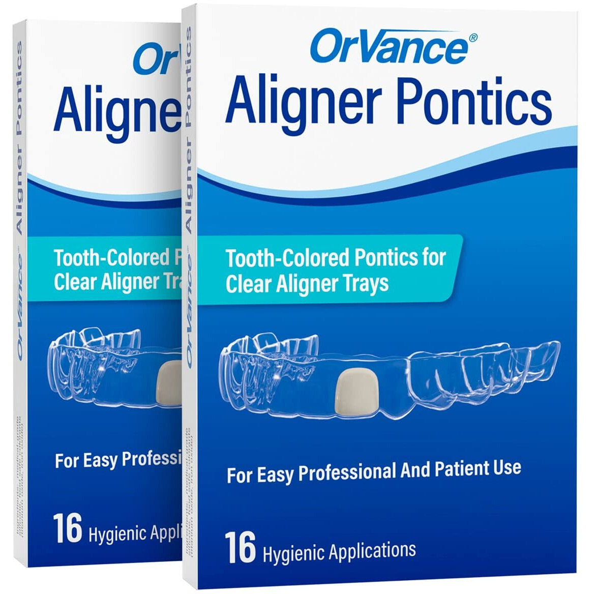 Aligner Pontics | Temporary Tooth Replacement For Aligner Trays And Retainers During Orthodontic Treatment (32 Count)