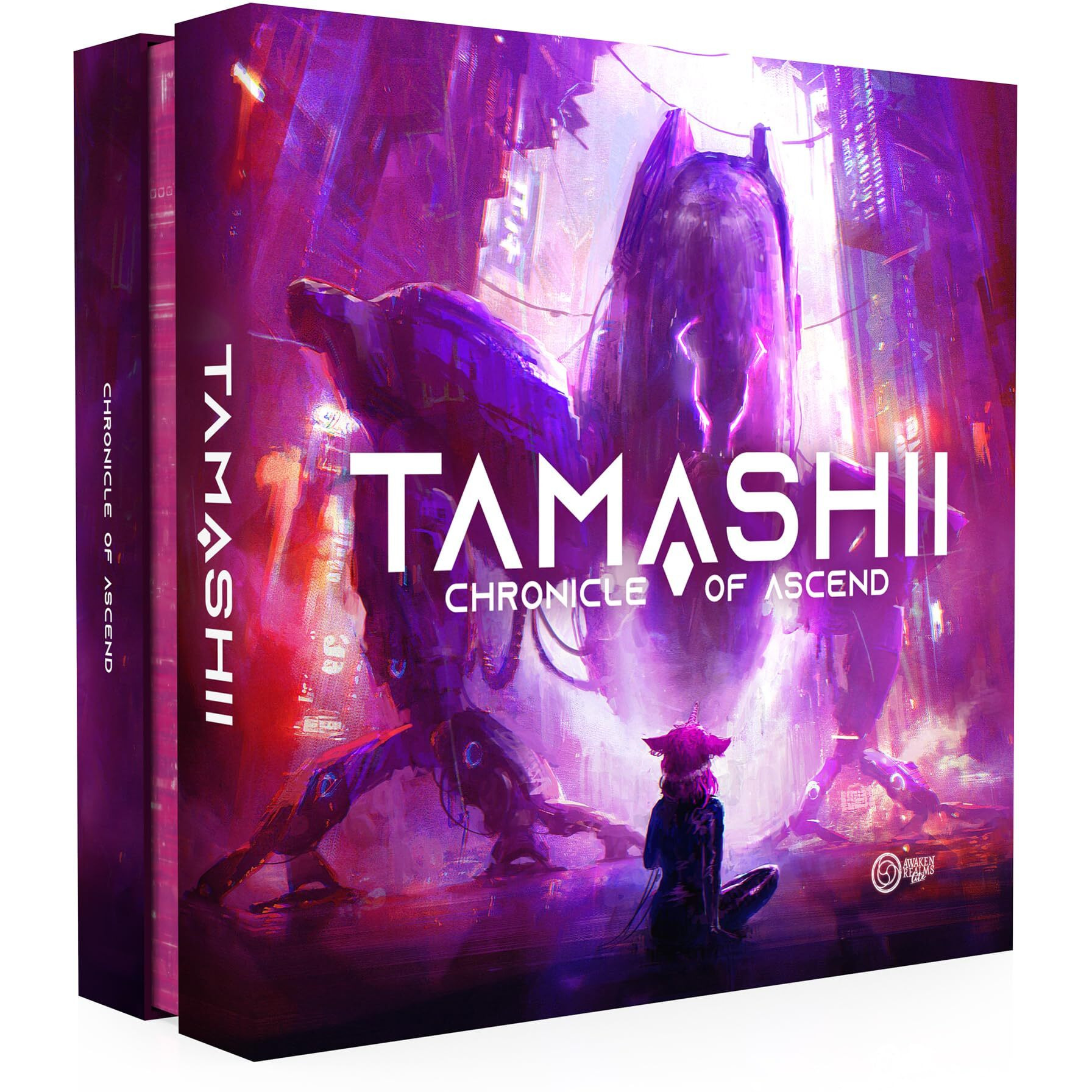 Awaken Realms Tamashii Chronicle Of Ascend - Embark On An Epic Journey In A Mythical Adventure Sci-Fi Strategy Game  Ages 14+  1-4 Players  45-90 Min Playtime  Made