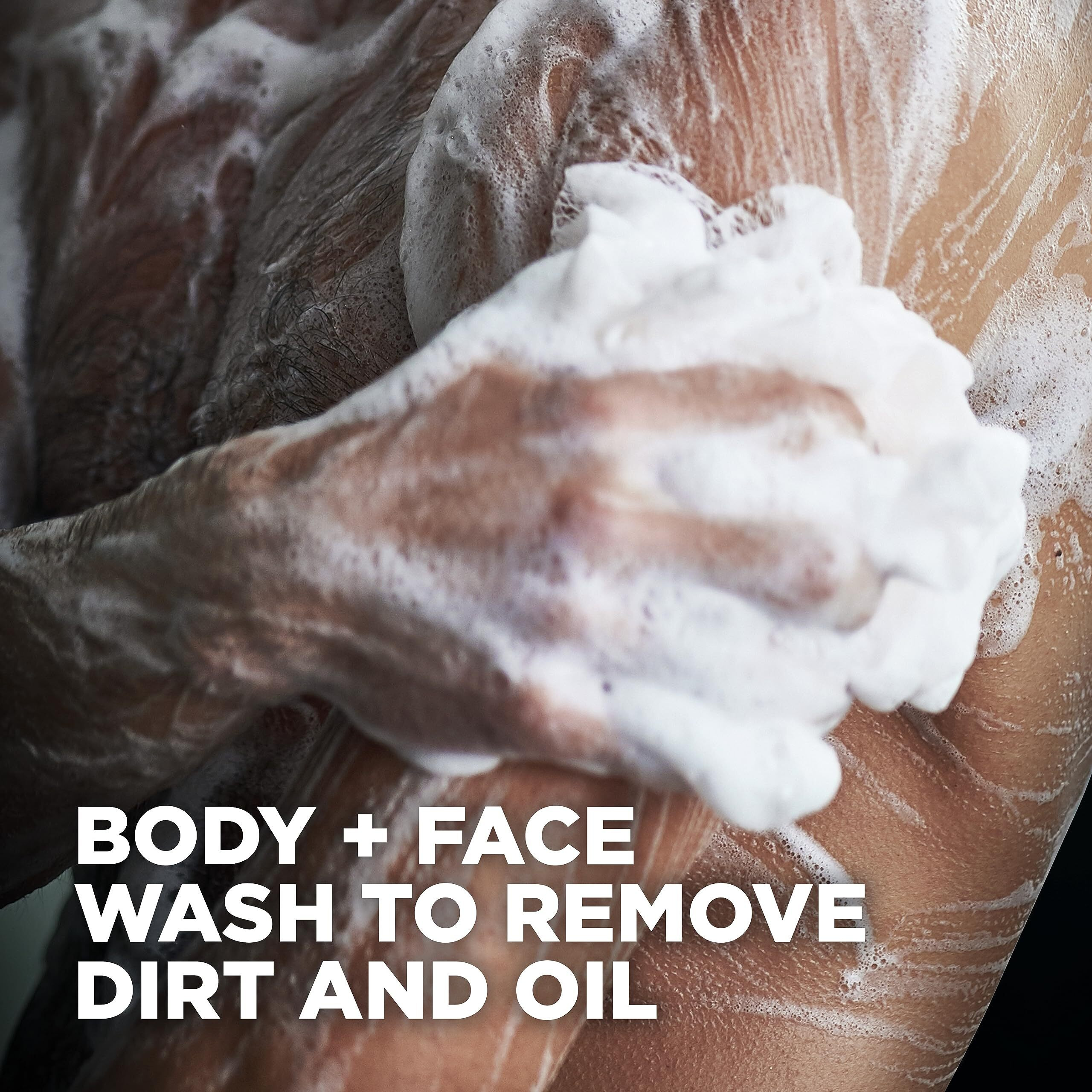 Dove Men + Care Elements Body Wash Charcoal + Clay 4 Count For Men 's Skin Care Effectively Washes Away Bacteria While Nourishing Your Skin  18 Oz