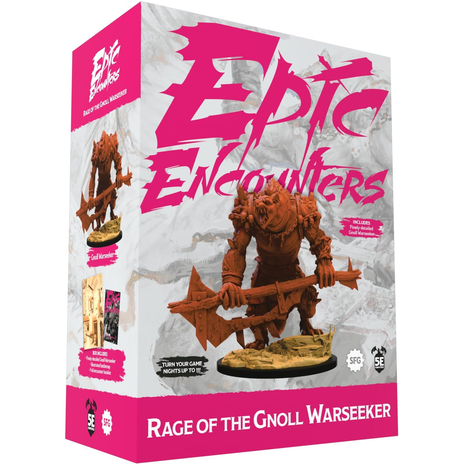 Steamforged Games Epic Encounters Rage Of The Gnoll Warseeker