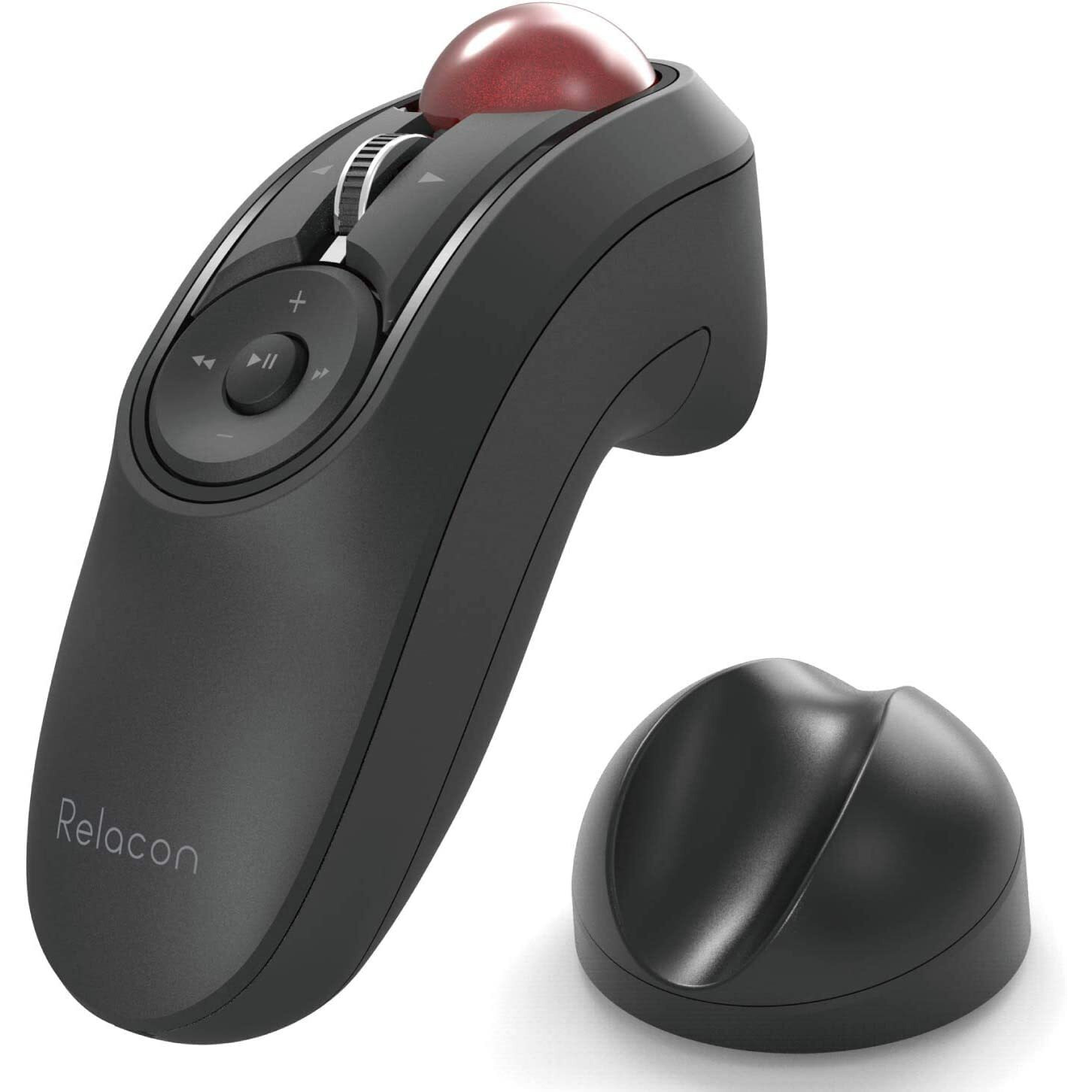 Elecom Relacon Handheld Trackball Pointer  Ergonomic Thumb Mouse For Right Or Left Hand  Bluetooth  10 Buttons For Tv  Presentation  Game  Pc & Mac