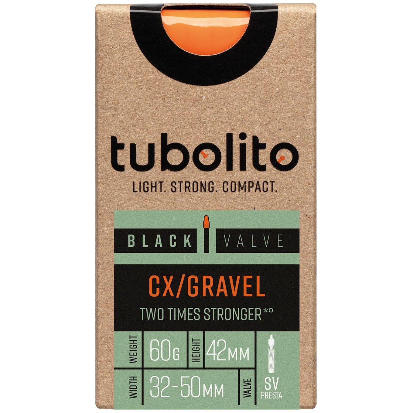 Tubolito Tubo Cx/Gravel 700 X 32-50Mm Tube 42Mm Presta Black