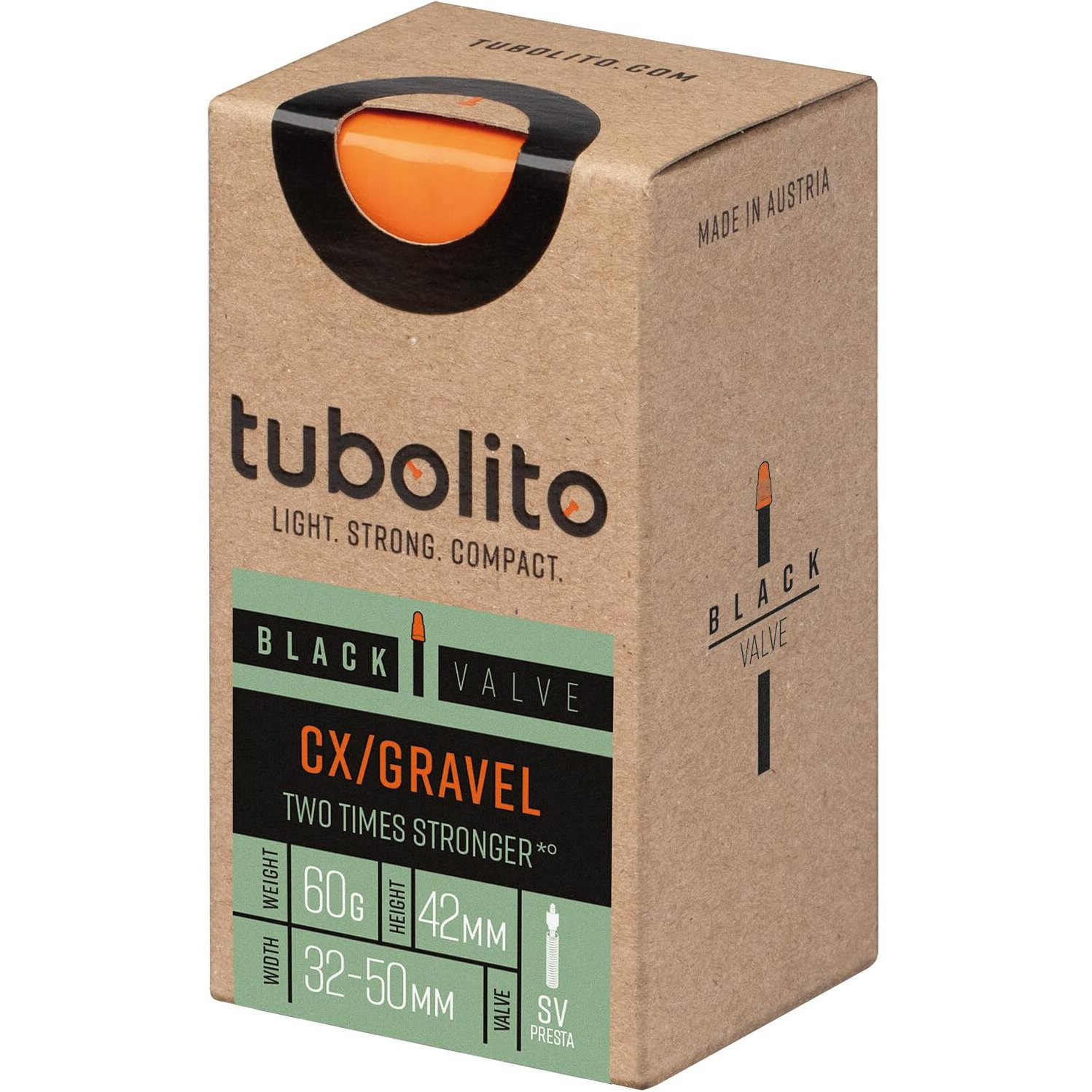 Tubolito Tubo Cx/Gravel 700 X 32-50Mm Tube 42Mm Presta Black