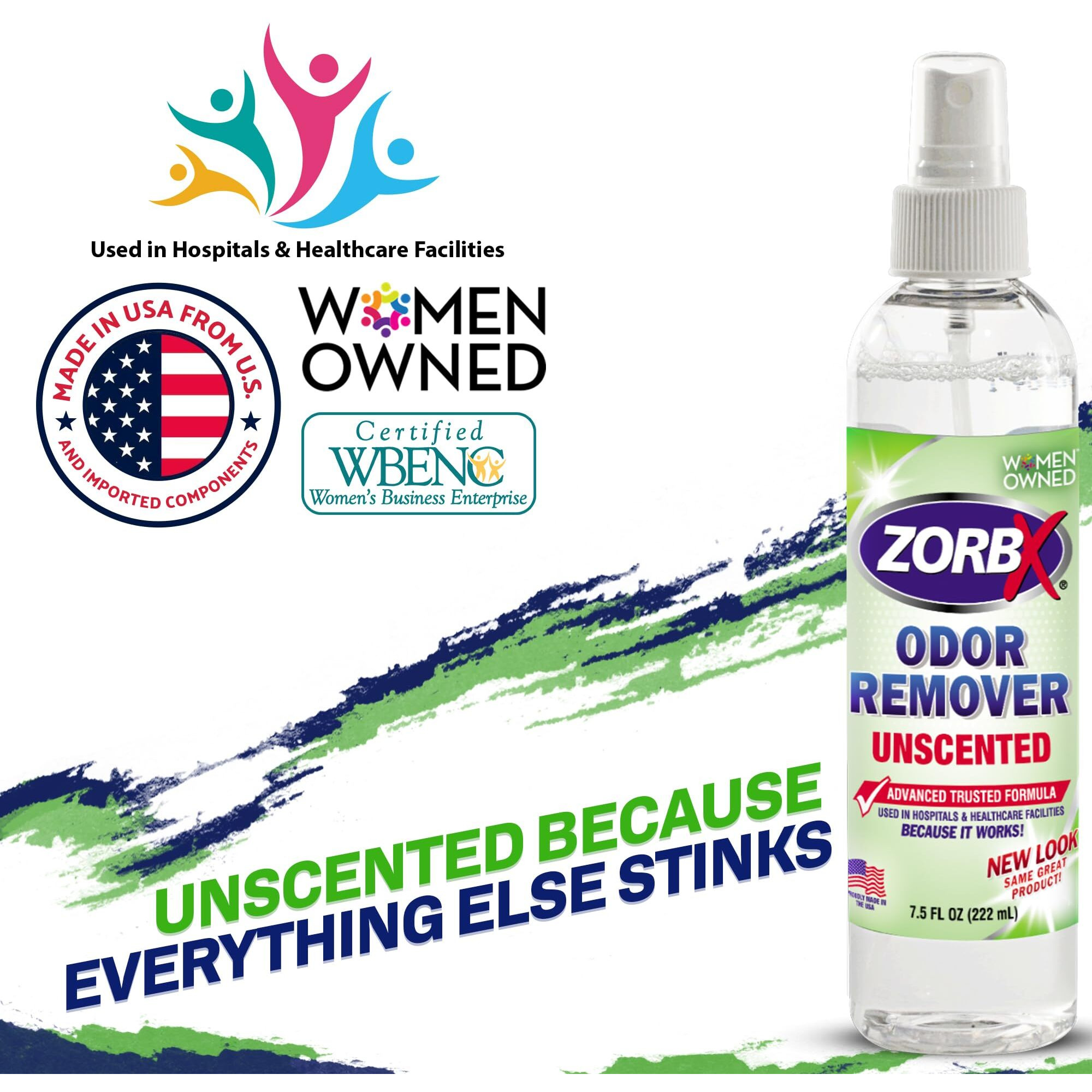 Zorbx Unscented Odor Remover 7.5 Fl Oz (Pack Of 4)