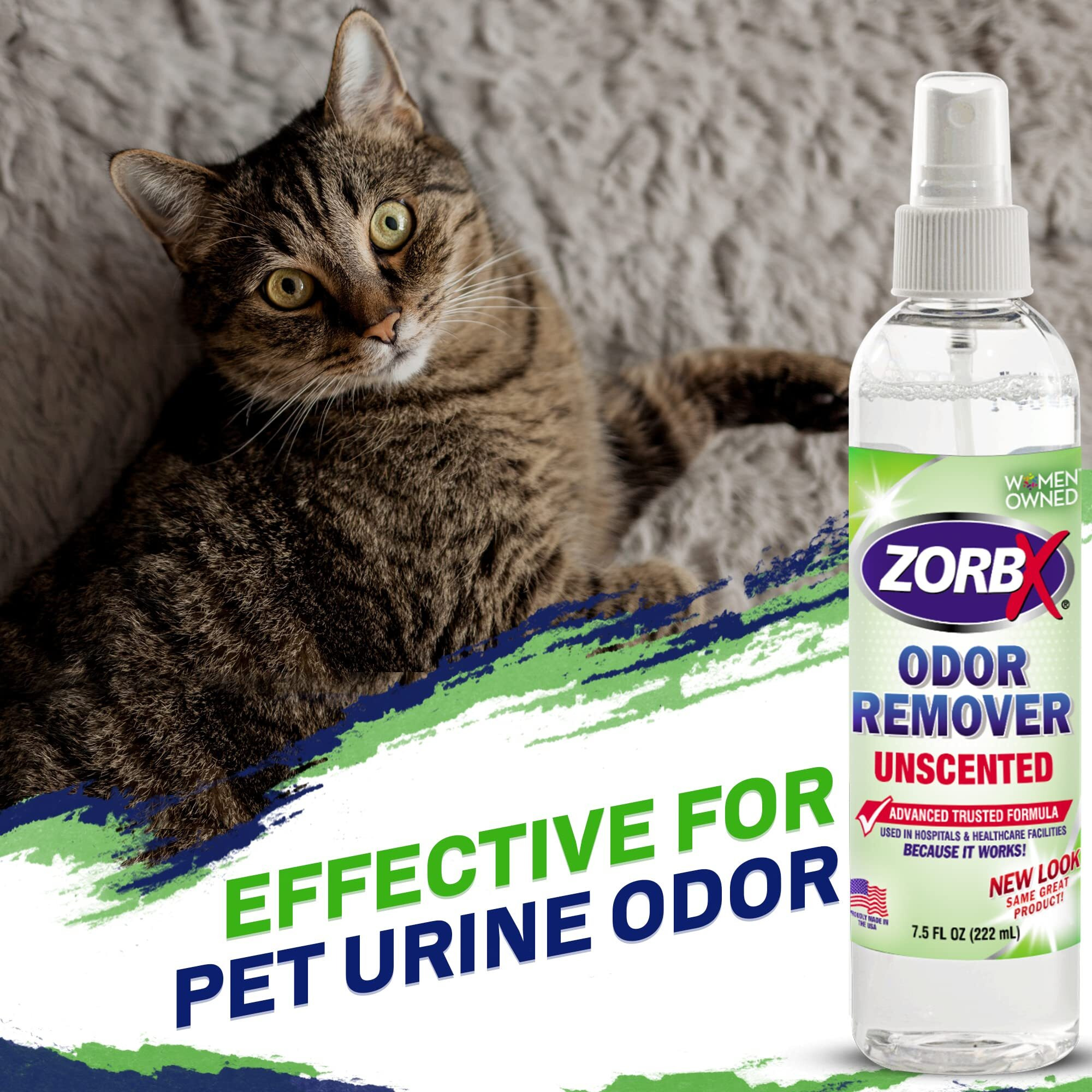 Zorbx Unscented Odor Remover 7.5 Fl Oz (Pack Of 4)