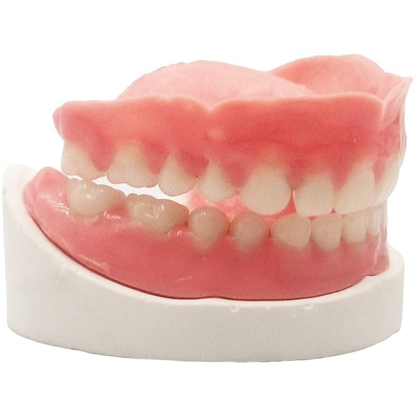 Healthyare Denture Do It Yourself Full Set Of Top And Bottom Fake Teeth For Improve Smile