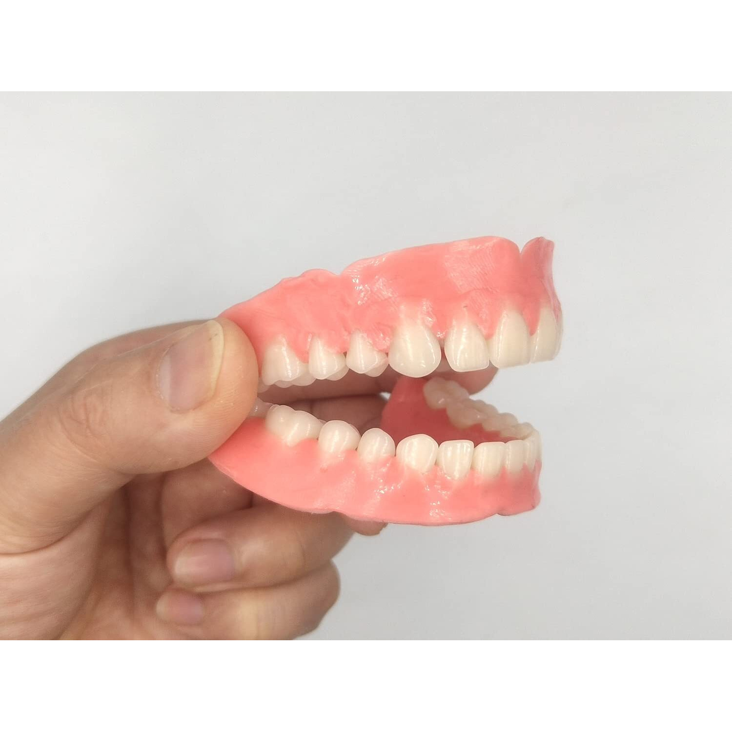 Healthyare Denture Do It Yourself Full Set Of Top And Bottom Fake Teeth For Improve Smile
