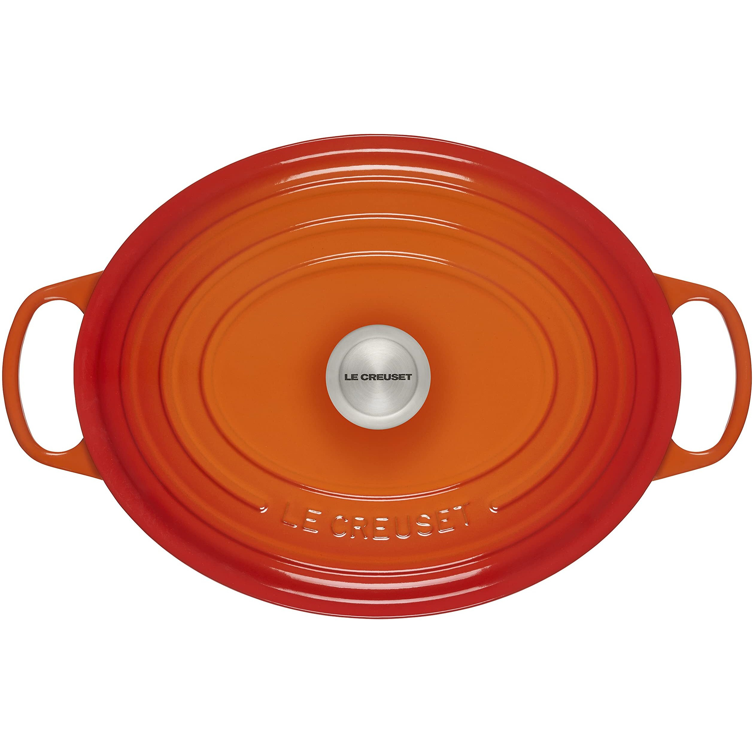 Le Creuset Enameled Cast Iron Signature Oval Dutch Oven  8 Qt.  Flame