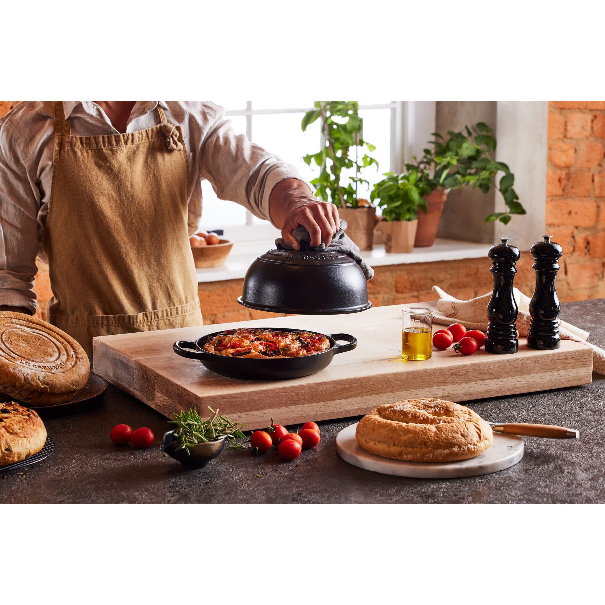 Le Creuset Enameled Cast Iron Bread Oven  Licorice