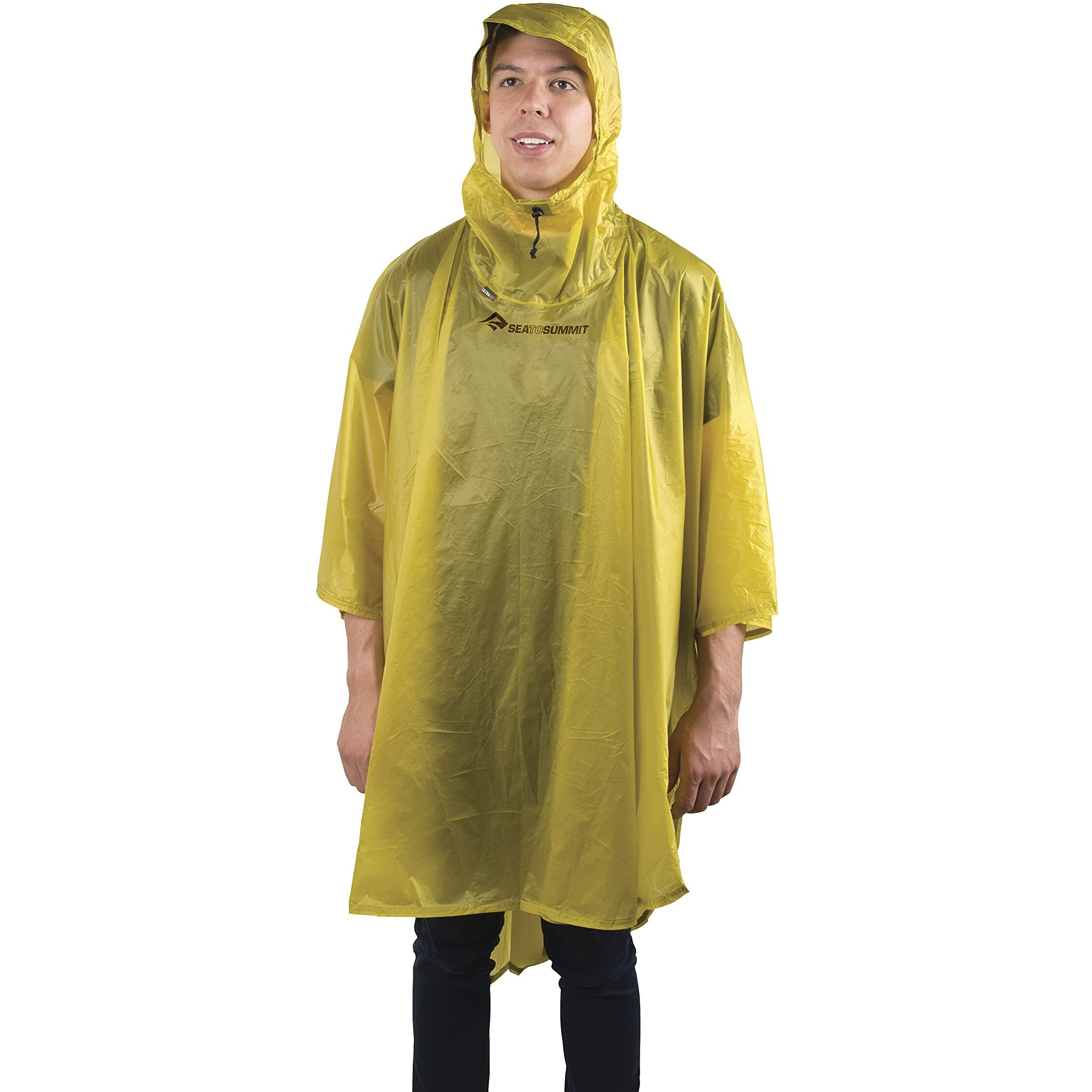 Sea To Summit Ultra-Sil Nano Poncho Raincoat And Pack Cover  Lime
