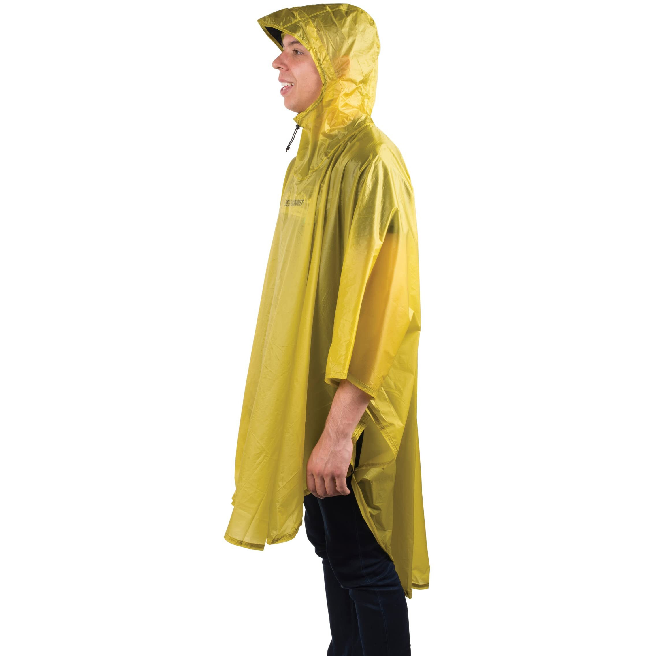 Sea To Summit Ultra-Sil Nano Poncho Raincoat And Pack Cover  Lime