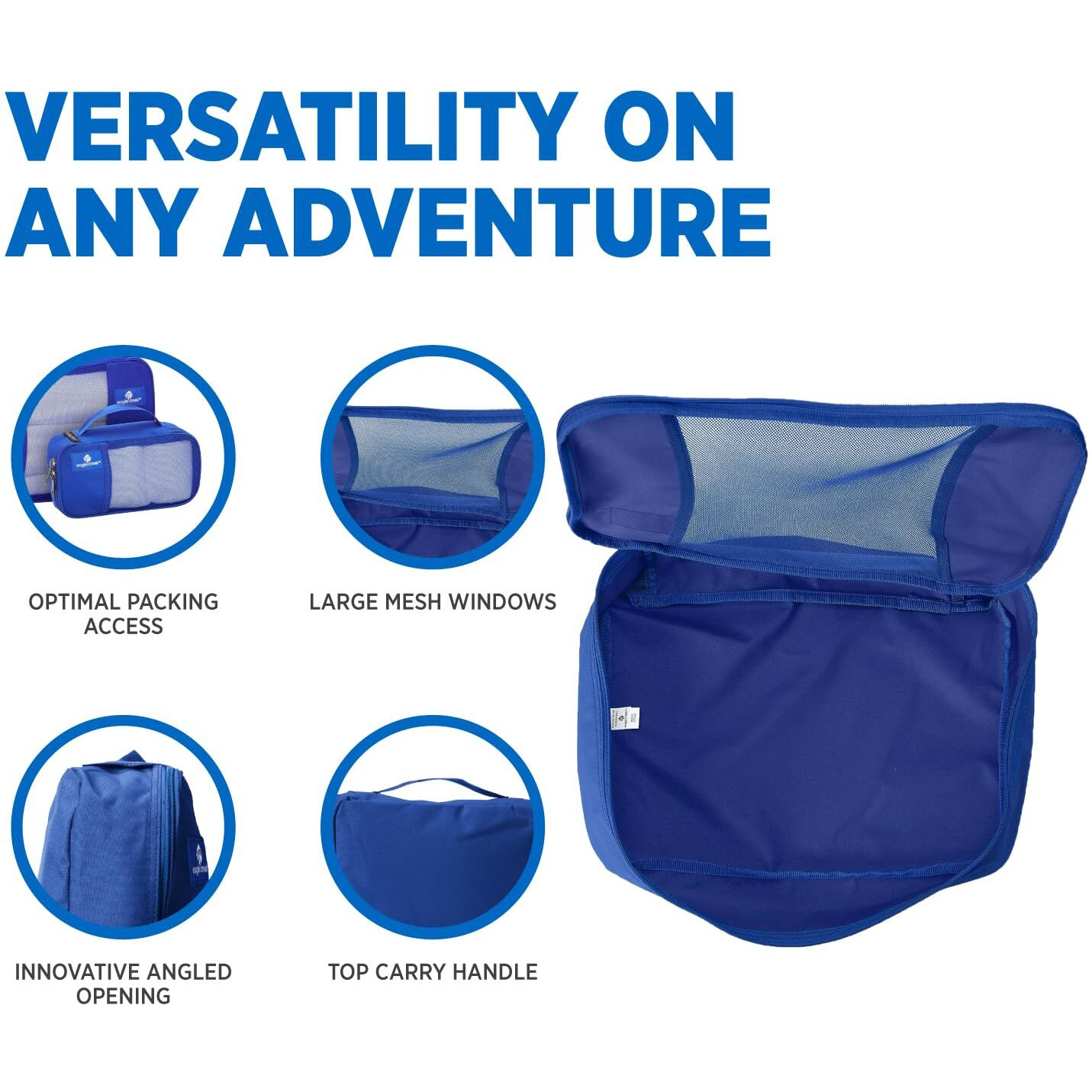 Eagle Creek Pack-It Original Packing Cubes For Travel Set Xs/S/M - Durable  Ultra-Lightweight Suitcase Organizer Set With 2-Way Zippers & Handles  Blue Sea