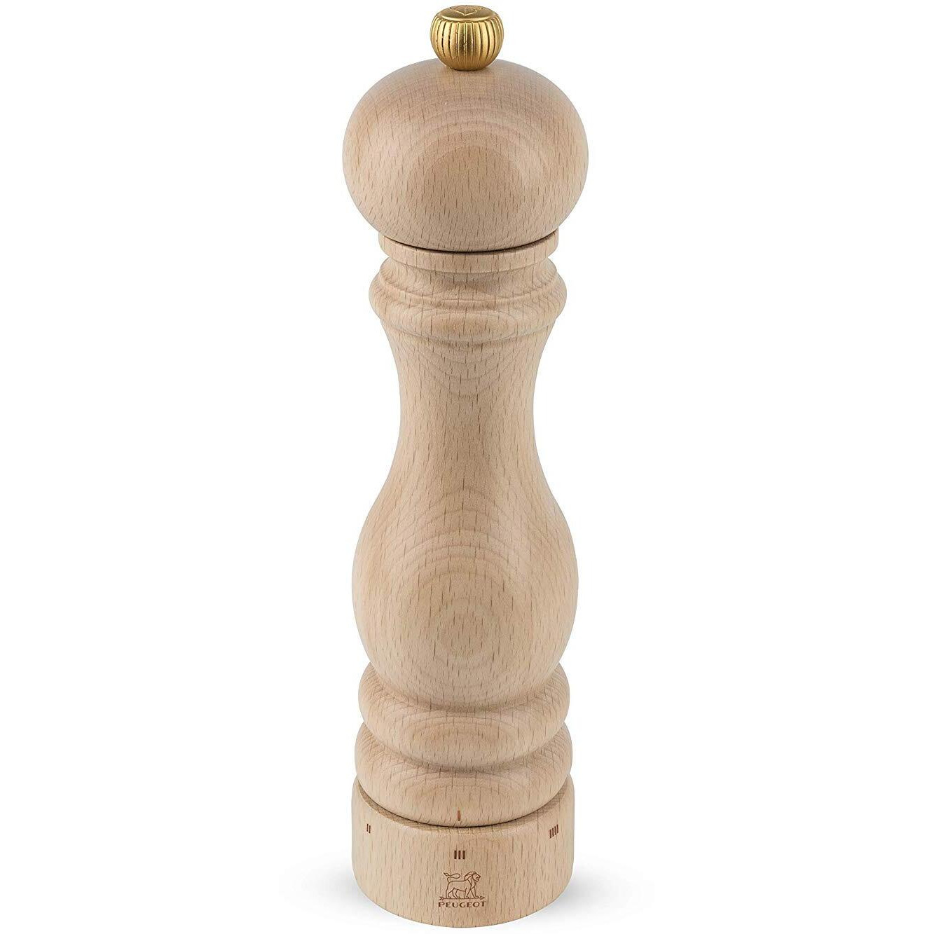 Peugeot Paris U'select Salt And Pepper Mill 9"" Set  Natural And Chocolate