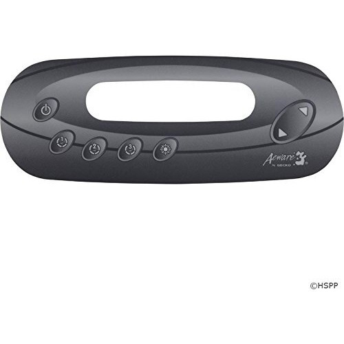 Hydro Quip Overlay  Gecko In.K450 7-Button  P1  P2  P3  Lt