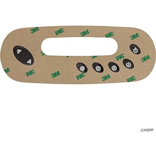 Hydro Quip Overlay  Gecko In.K450 7-Button  P1  P2  P3  Lt