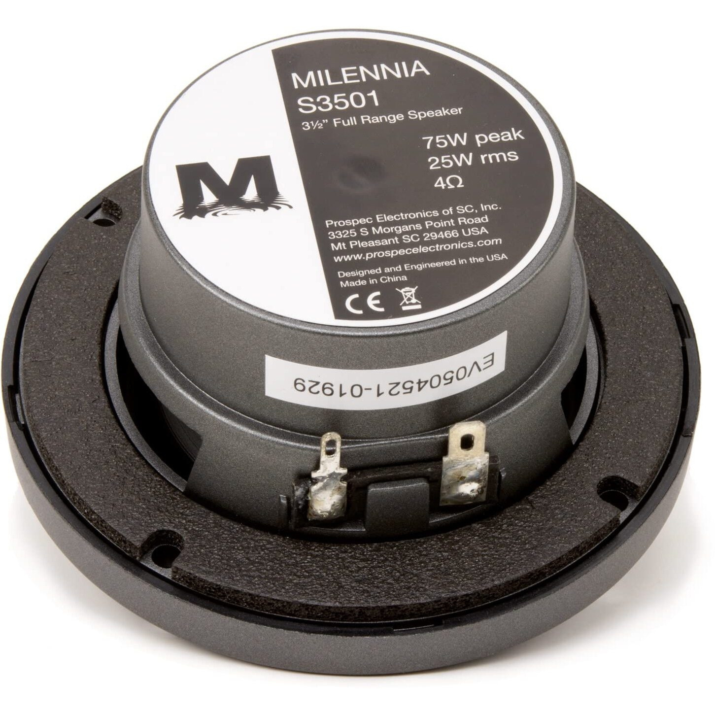 Millennia Spa Stereo Speaker - 3.5"" - Marine Grade Outdoor For Hot Tub  Boat  Atv  Motorcycle  Golf Cart (Pair)