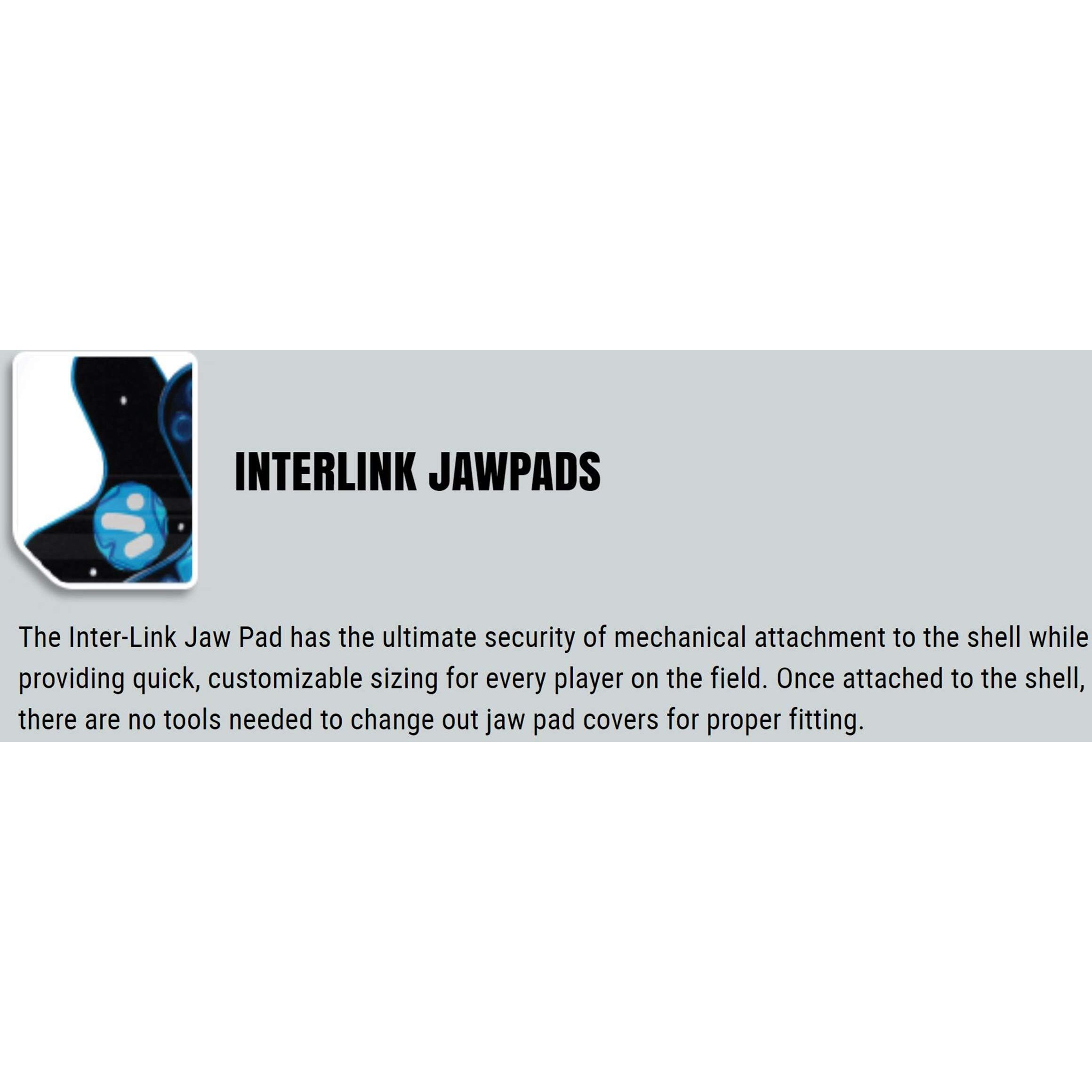 Schutt Inter-Link Jaw Pad Cover Only (Pr)