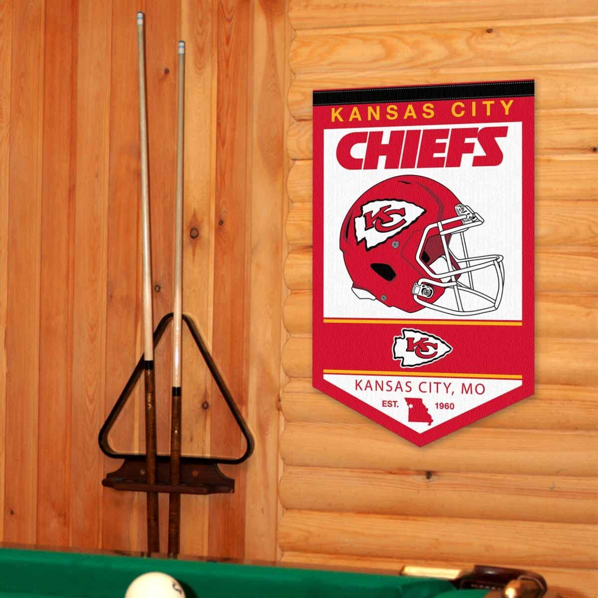 Wincraft Kansas City Chiefs Heritage History Banner Pennant