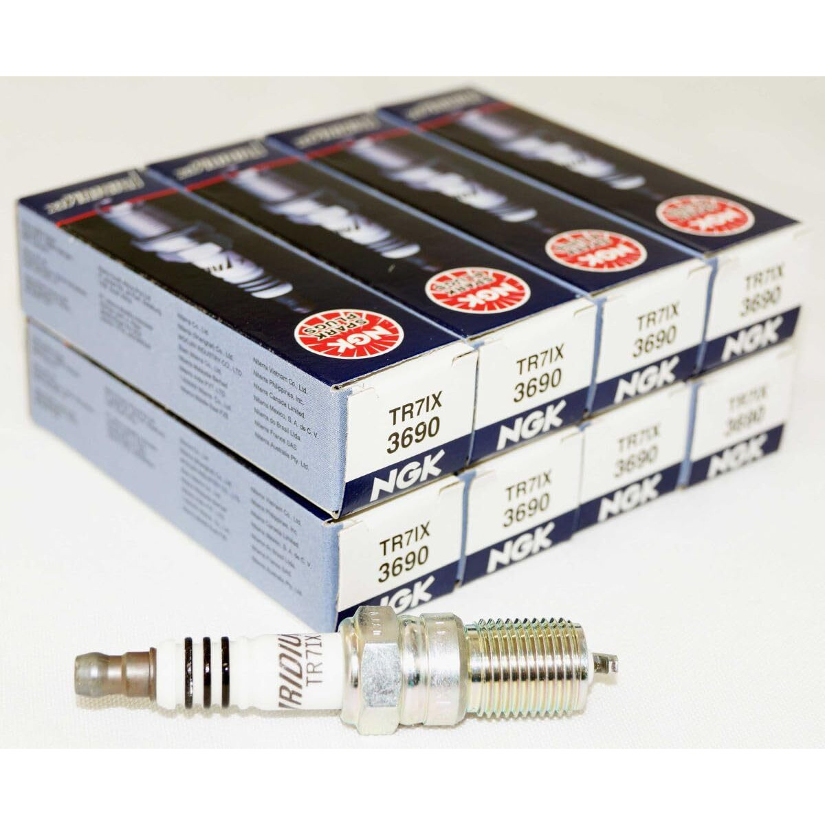 8 New Ngk Iridium Ix Spark Plugs Tr7Ix  3690 By Ngk