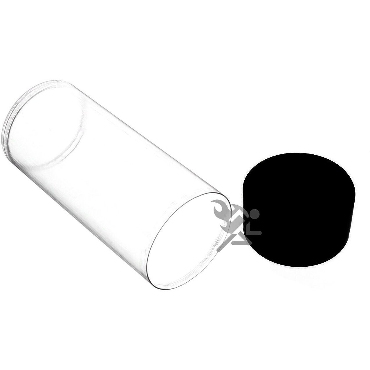 Black Lid Capsule Tube For 33Mm Thru 42Mm Ring Type Air-Tite Coin Holders Qty 3