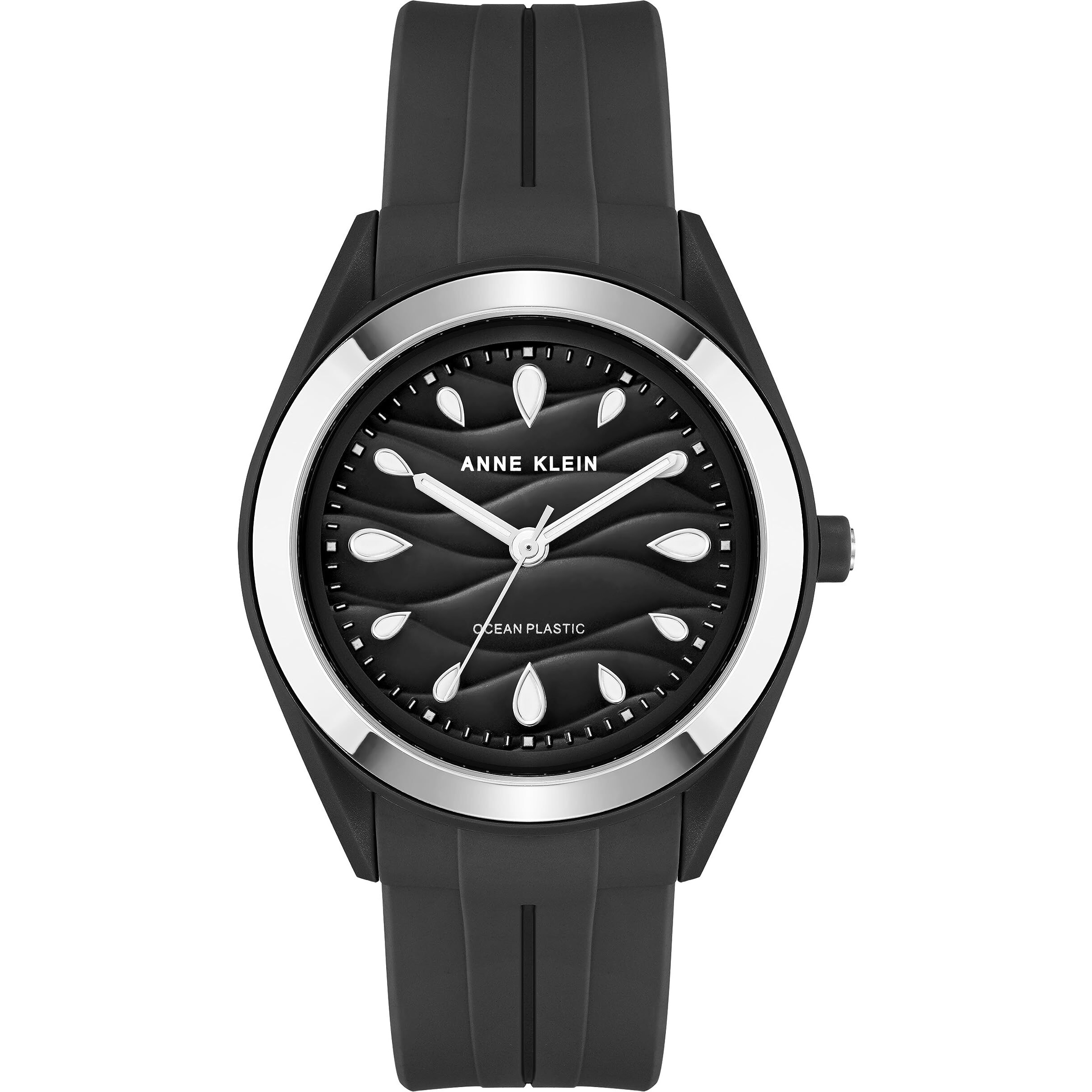 Anne Klein Women's Solar Recycled Ocean Plastic Band Watch  Ak/3913
