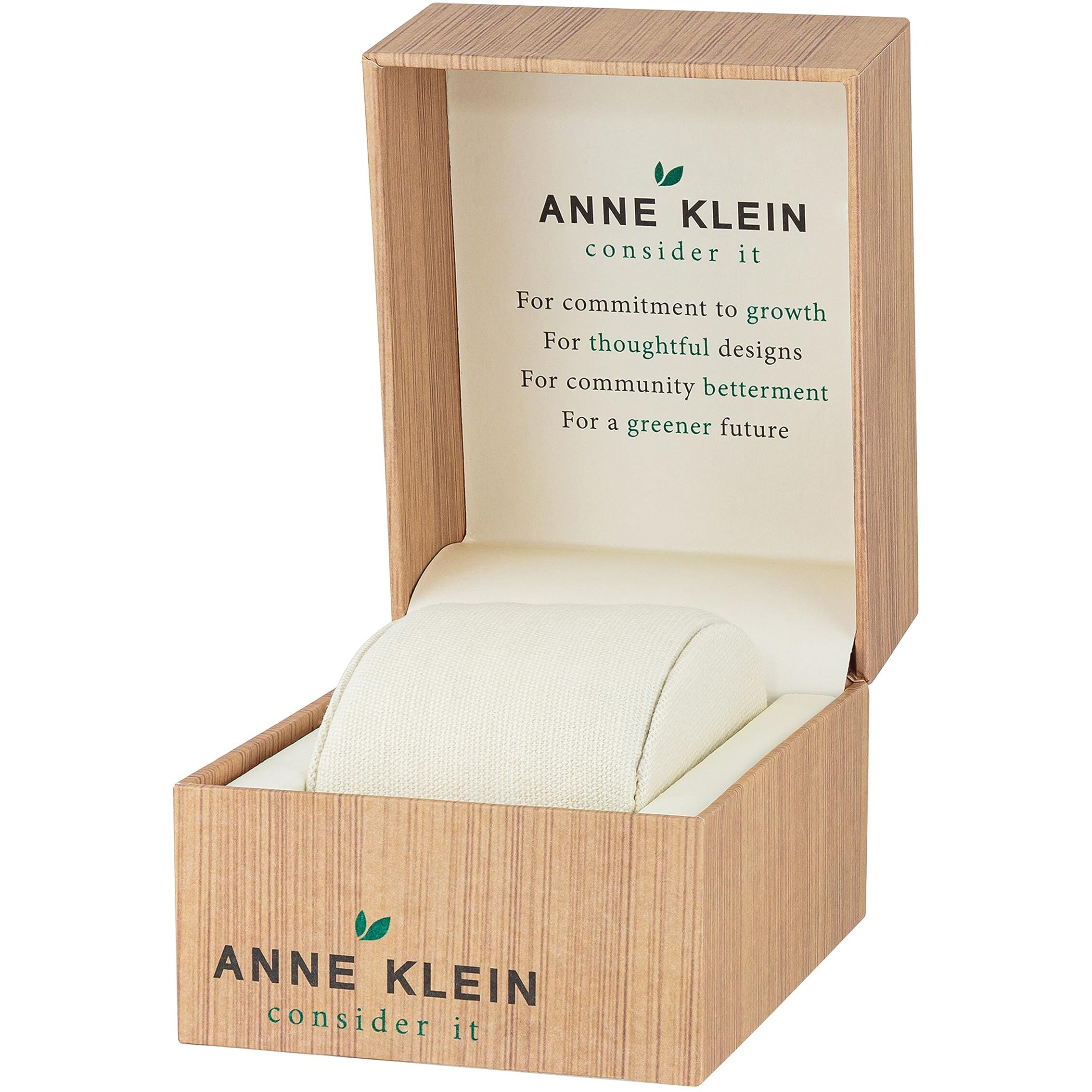 Anne Klein Women's Solar Recycled Ocean Plastic Band Watch  Ak/3913
