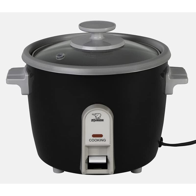Zojirushi White Rice Cooker/Steamer (3  6  And 10 Cups) Black 3 Cup