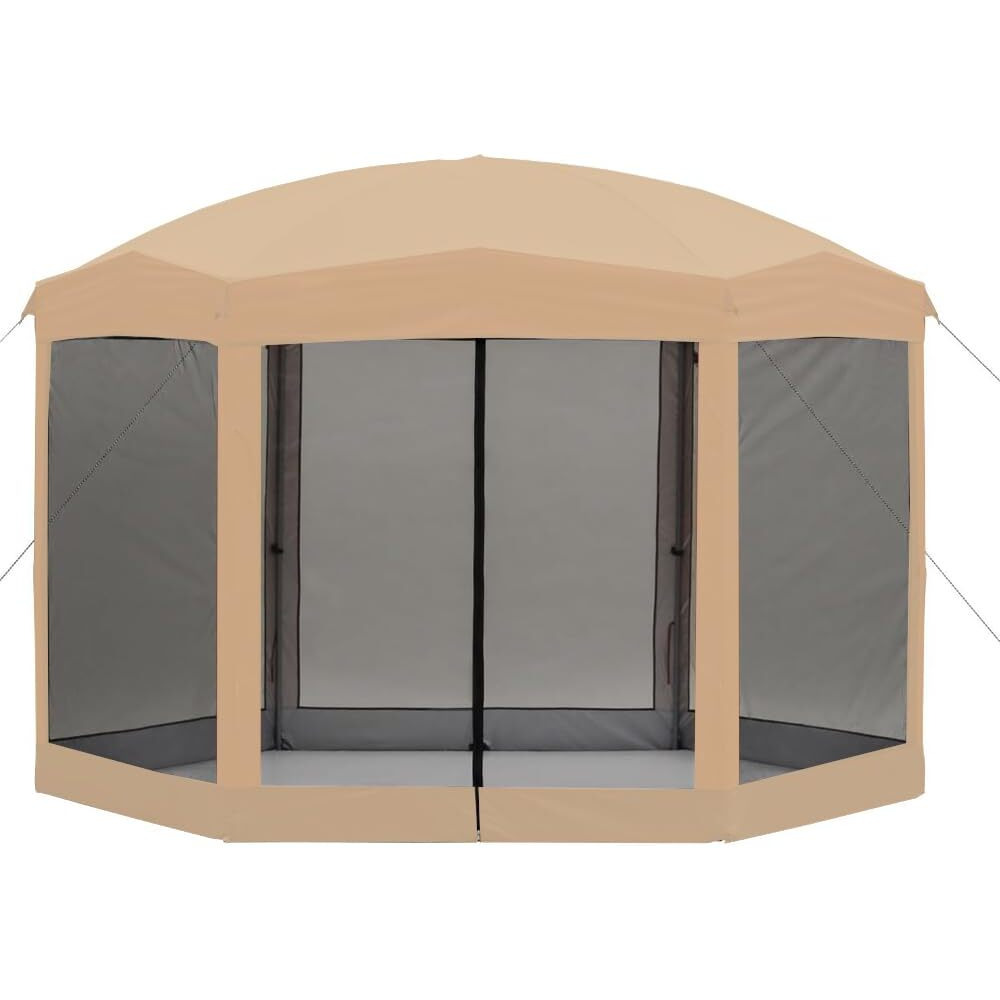 Replacement Canopy With Netting Set Compatible With The Coleman Back Home 10 X 12 Portable Gazebo - Upgraded Performance Riplock 350 Fabric - Metal Frame Not Included